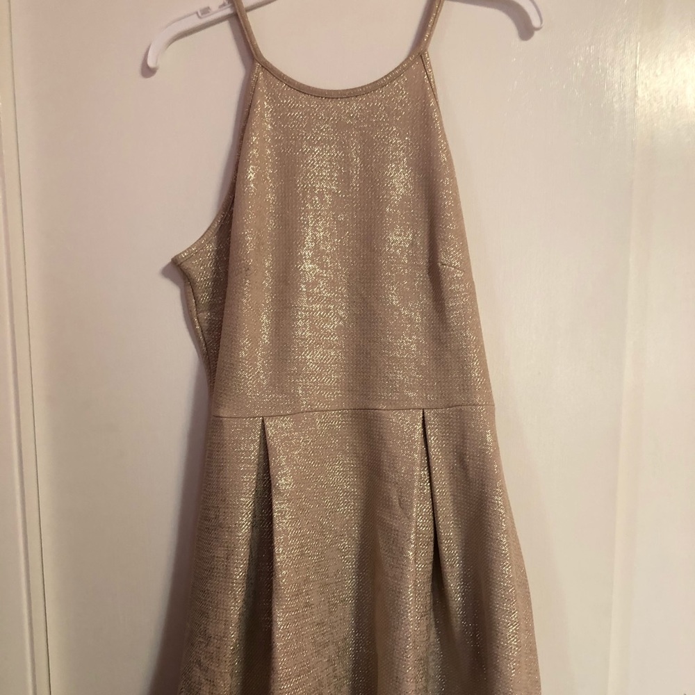 Sparkly Halter Neck Dress